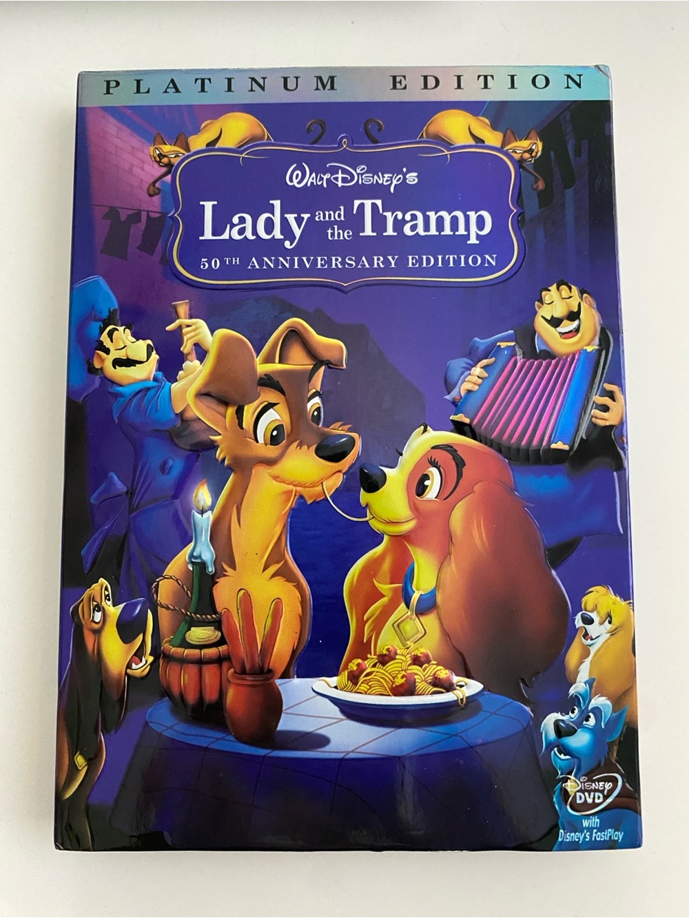 Lady and the Tramp (Two-Disc 50th Anniversary Platinum Edition) DVD, W SlipCover